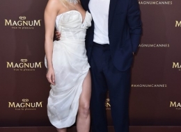 Rita Ora Andreas Kronthaler for Vivienne Westwood and Cristiano Caccamo join forces at the Cannes International Film Festival to celebrate MagnumÕs ÔTrue to PleasureÕ campaign. PRESS ASSOCIATION Photo. Picture date: Thursday May 16, 2019. Photo©: Matt Crossick/Magnum/PA Wire