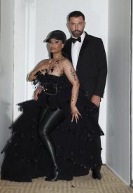 Nicki Minaj wears Burberry at the 2022 Met Gala Metropolitan Museum of Art on May 2nd, 2022 in New York City.