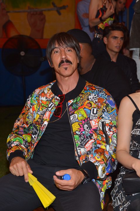 BURBANK, CA - JUNE 08:  Anthony Kiedis attends the Moschino Spring/Summer 19 Menswear and Women's Resort Collection at Los Angeles Equestrian Center on June 8, 2018 in Burbank, California.  (Photo by Donato Sardella/Getty Images for Moschino)