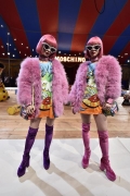 Ami and Aya Suzuki attends the Moschino Spring/Summer 19 Menswear and Women's Resort Collection at Los Angeles Equestrian Center on June 8, 2018 in Burbank, California.