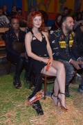Kacy Hill attends the Moschino Spring/Summer 19 Menswear and Women's Resort Collection at Los Angeles Equestrian Center on June 8, 2018 in Burbank, California.