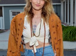 Paris Jackson attends the Moschino Spring/Summer 20 Menswear and Women's Resort Collection at Universal Studios Hollywood