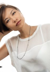 GI by Giselle Effting Necklace - Pearl chain - collana in titanio con perle