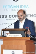 Javad Sedghamiz . Persian Idea Press Conference