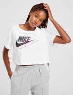 JD Nike T-shirt bianca Double Futura . Nike Swoosh