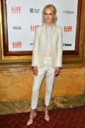 Nicole Kidman wearing Bottega Venetat . phto by Dominic Chan / IPA;