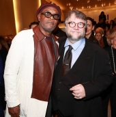 Guillermo del Toro wearing Giorgio Armani, Montblanc . 90th Academy Awards