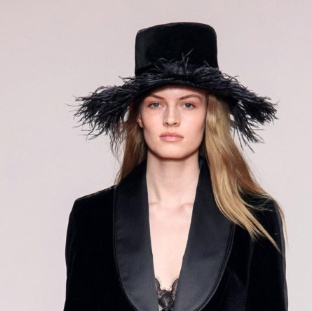 Blumarine Halloween Black Lace and Velvet Fall Winter 2019 collection