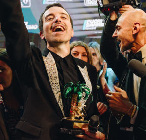 Diodato "in Dolce&Gabbana"vincitore del Festival di Sanremo 2020 con «Fai Rumore - Moët & Chandon serata Finale 70° Festival di Sanremo