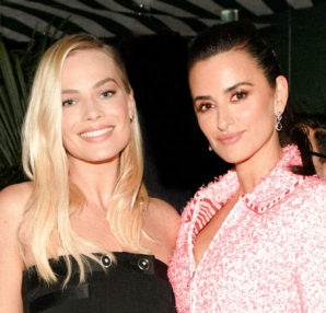 Margot Robbie and Penélope Cruz in Chanel and Charles Finch 12th Annual Pre-Oscar Awards Dinner