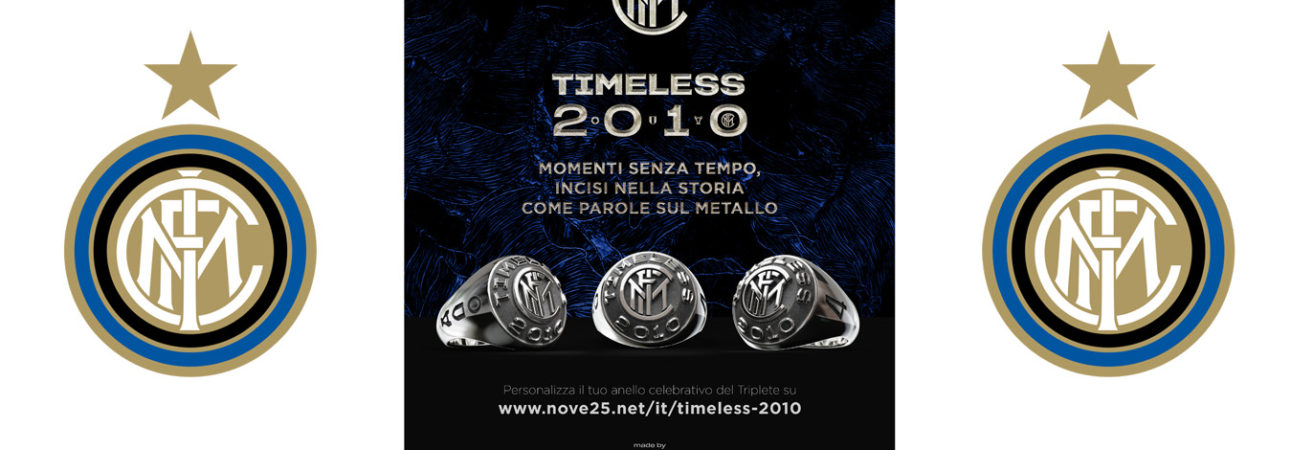 Nove25 presenta l’anello celebrativo del Triplete dell’Inter
