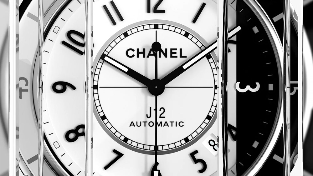 Digital campaign - CHANEL WATCHES . new J12 Paradoxe watch in black and white ceramic