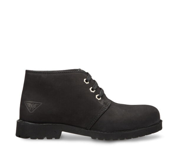 The outdoor autumn to experience with Docksteps boots - Black leather ankle boots “Light"