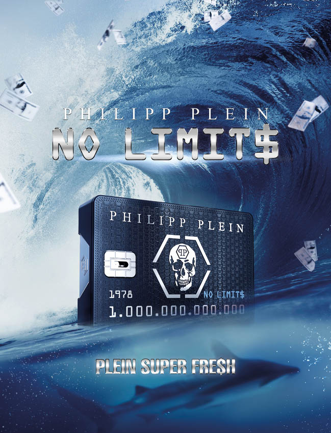 No Limit$ Plein Super Fre$h the new fragrance of Philipp Plein