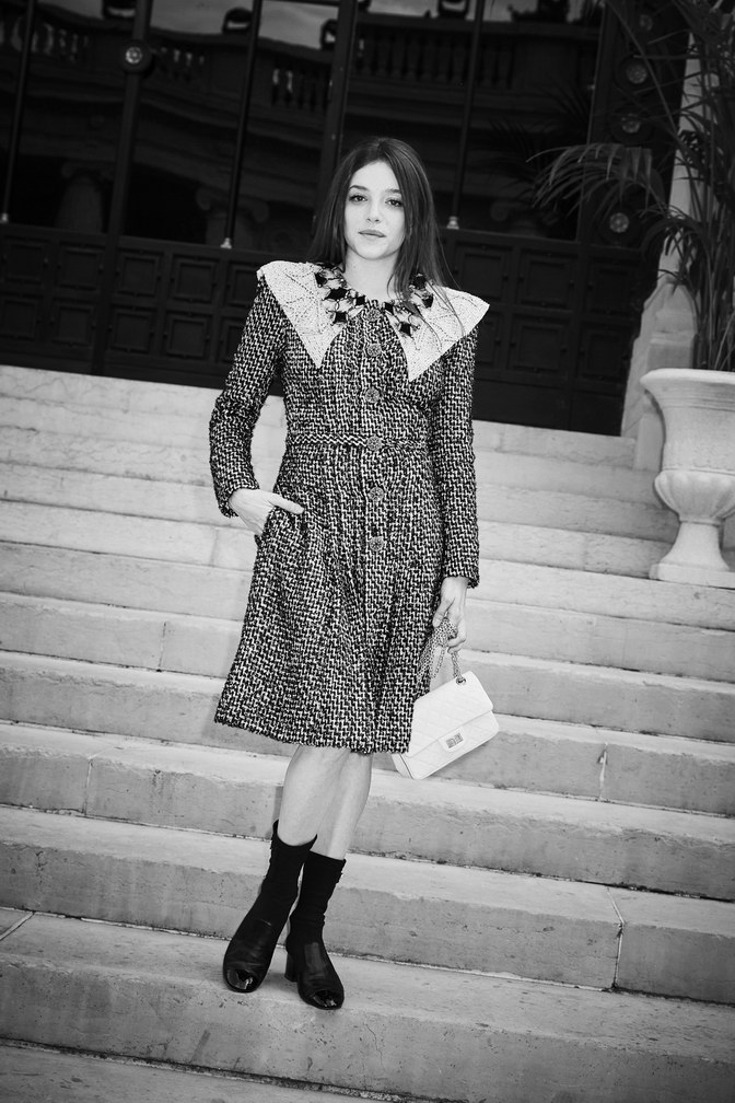 Zoé Adjani Chanel at Chanel Haute Couture Fall Winter 2021/22