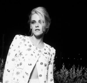 Kristen Stewart wore Chanel at the Chanel dinner during the 78th Venice International Film Festival . photo by Virgile Guinard
