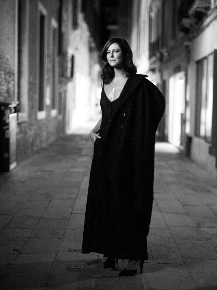 Anna Mouglalis wore Chanel at the Chanel dinner during the 78th Venice International Film Festival . photo by Virgile Guinard