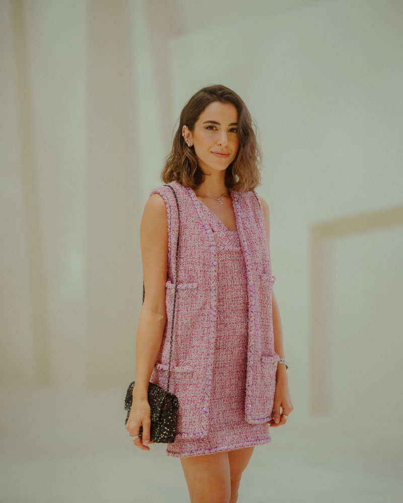 Ruba Zarour . Celebrities wearing Chanel at the Cruise 2021/22 Show in Dubai .photo © Getty Images