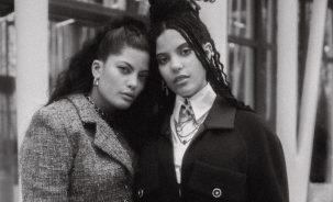 French-Cuban singers Ibeyi Lisa-Kaindé Diaz & Naomi Diaz wore Chanel at the Métiers d'art 2021/22 photo by Virgile Guinard