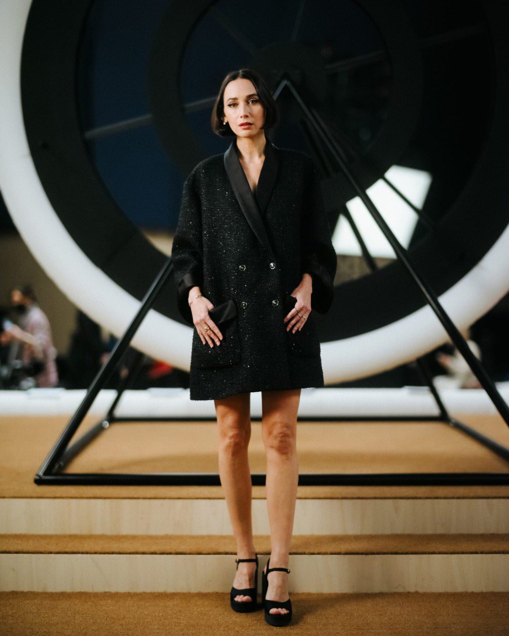 Rebecca Dayan wore Chanel at the Spring Summer 2022 Haute Couture Show