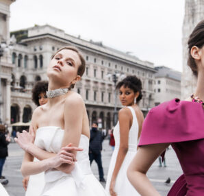 Bride in the city. The Bridal proposals of HOMI Fashion & Jewelry Exhibition on tour with Sì Sposaitalia Collezioni