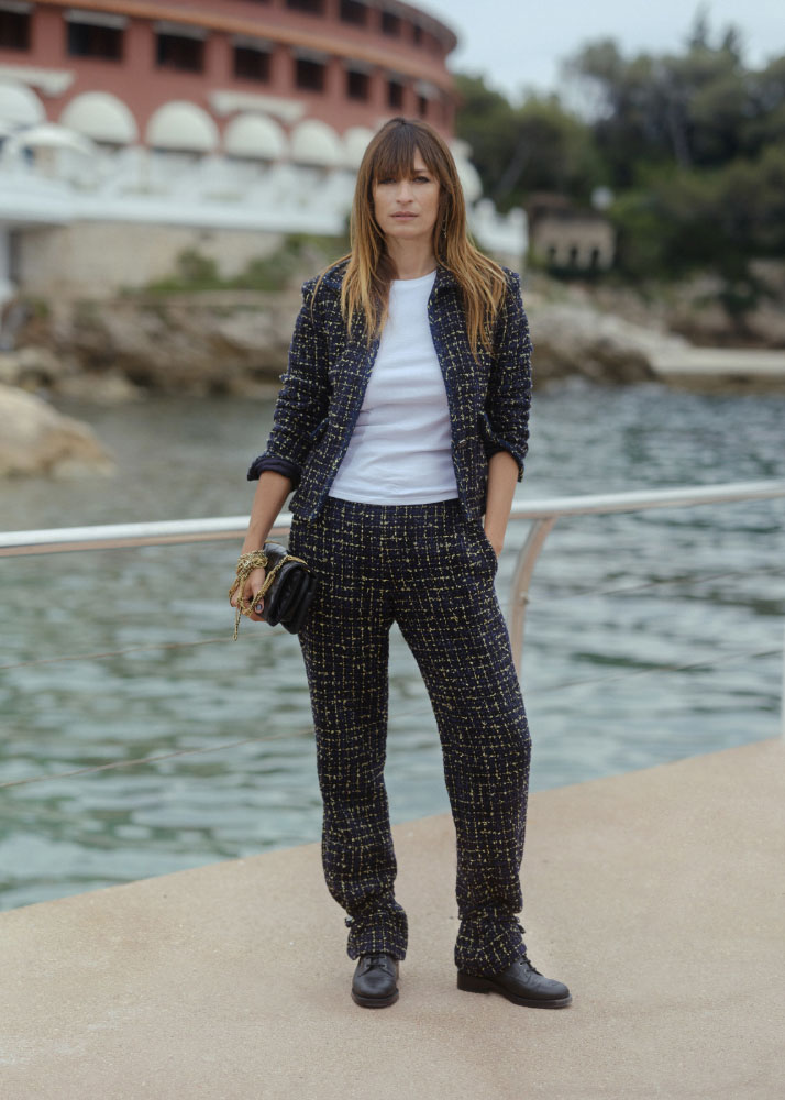 Caroline De Maigret wore Chanel at the Chanel cruise 2022/23 show