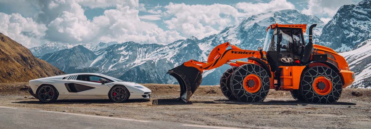 Sullo Stelvio la nuova Lamborghini Countach per Top Gear