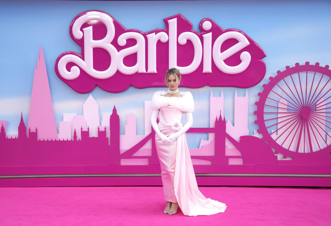 Margot Robbie in Vivienne Westwood Couture at the “Barbie” premiere