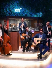 live band . Montblanc Booth At SIHH 2019 - Cocktail