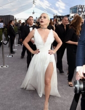 Lady Gaga attends the 25th Annual Screen Actors Guild Awards at The Shrine Auditorium on January 27, 2019 in Los Angeles, California.